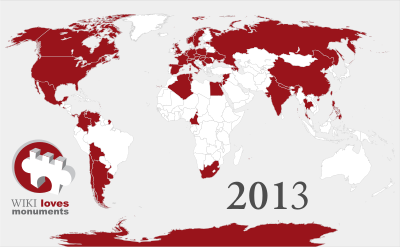 Países participantes en la edición de 2013.