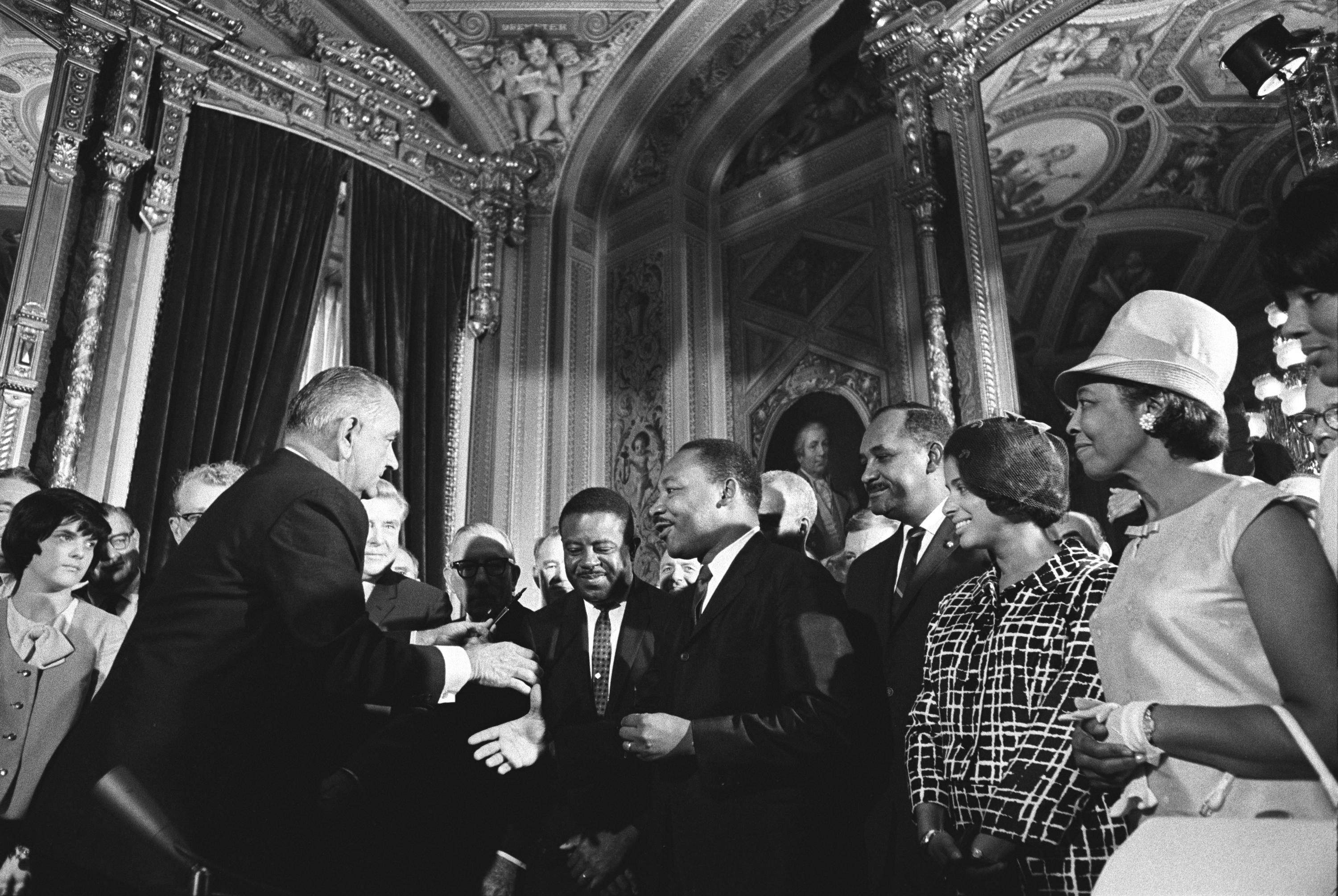 Lyndon Johnson and Martin Luther King, Jr. - Voting Rights Act.jpg