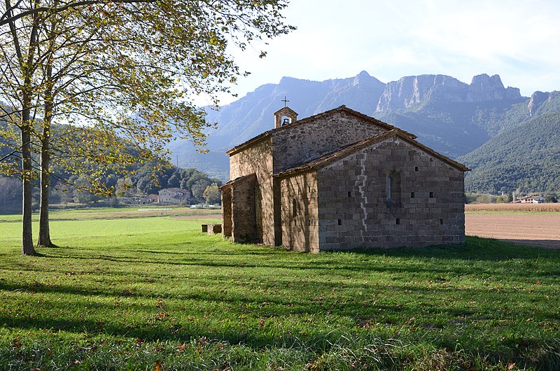 Archivo:WLM14ES - Ermita romànica de Sant Quintí, Sant Esteve d'En Bas, La Vall d'en Bas, Garrotxa - MARIA ROSA FERRE (1).jpg