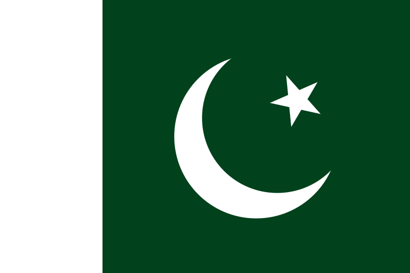 Archivo:Flag of Pakistan.svg