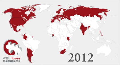 Länder die in der Edition 2012 teilnehmen.