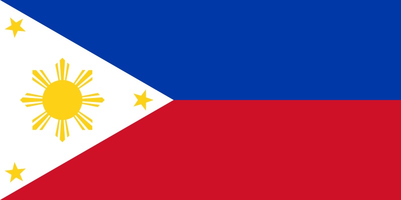 Archivo:Flag of the Philippines.svg