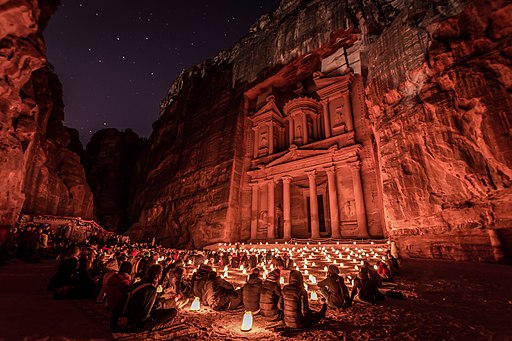 Petra Al-Kaznah by Night