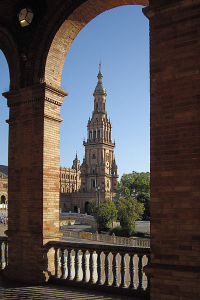 Archivo:017-Torre Sur-Edificio de la Antigua Capitanía General-Sevilla(RI-51-0003936).jpg