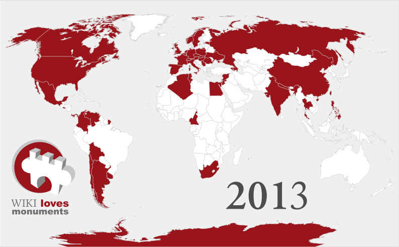 Archivo:Participating Countries WLM 2013.svg
