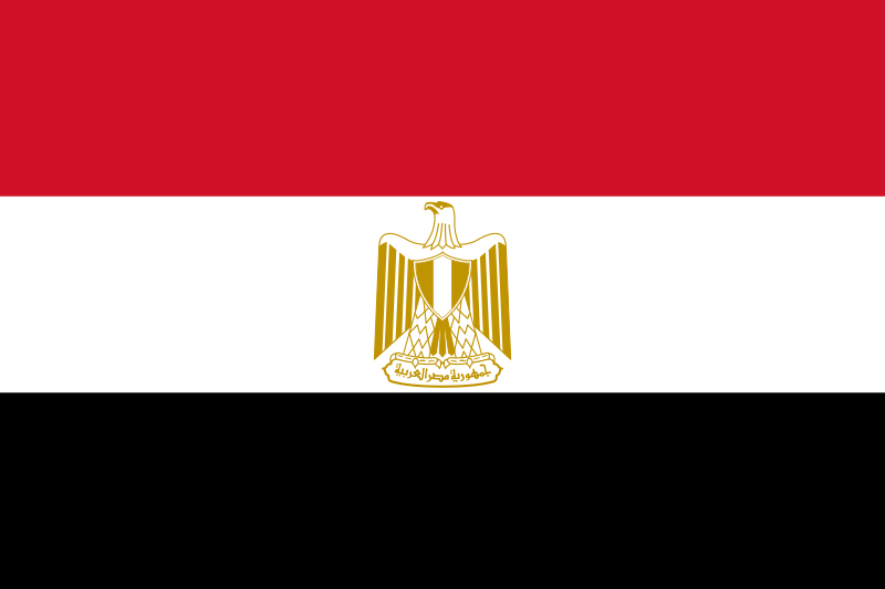 Archivo:Flag of Egypt.svg