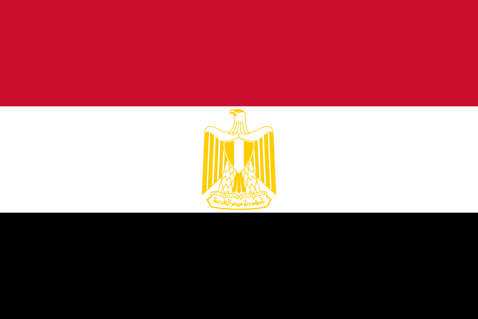 Archivo:Flag of Egypt.svg